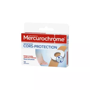 Pansements cors-protection x12 - MERCUROCHROME