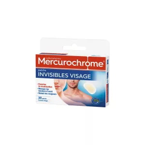 Patch facial de cura invisível X30 - Mercurochrome