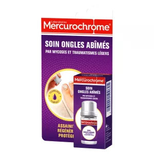 Soin des ongles mycoses ou traumatismes - MERCUROCHROME