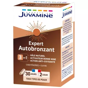 Expert Selbstbräunungs-Nahrungsergänzungsmittel 3in1 X60 - Juvamine