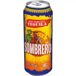 Bière Aromatisée à la Tequila 5,9% 50cl - SOMBRERO
