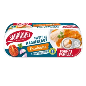 Filets De Maquereaux Sauce Escabèche 226g - Saupiquet