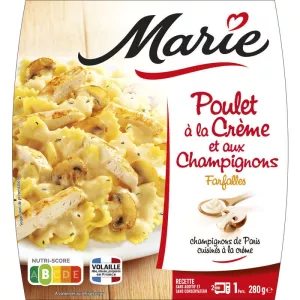 チキンときのこのクリーム添え 280g - MARIE