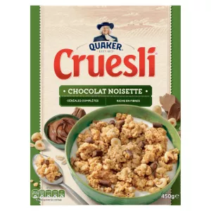 Шоколадно-ореховые крусли 450г - QUAKER