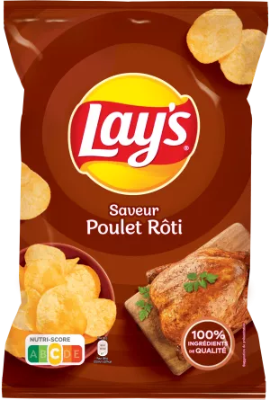 烤鸡脆片, 135g - LAY'S