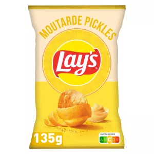 चिप्स मौटार्डे अचार 135 ग्राम - LAY'S