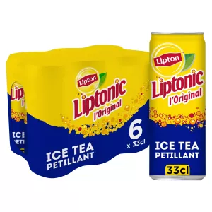 Bebida de té helado espumoso sabor lima 6x33cl - LIPTON