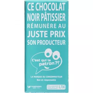 Chocolat noir pâtissier 175g - C'EST QUI LE PATRON