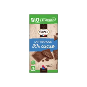 50% Organic Milk Chocolate Bar 9