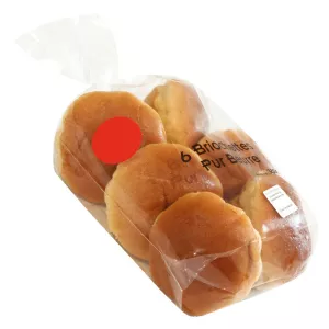 Briochettes Nature X6 360g