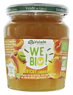 Préparation d'abricot bio 240g - VALADE