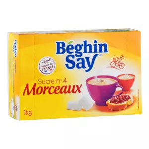 Sucre Morceaux N°4 Longs 1kg - Beghin Say