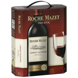 Red wine Vin de pays d'Oc Cabernet Sauvignon la fountain 3L -  ROCHE MAZET