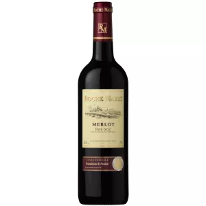 Vin rouge Vin de pays d'Oc merlot ROCHE MAZET la bouteille de 75cL