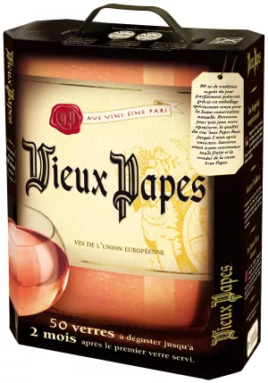 Vin rosé la fontaine 5L - VIEUX PAPES