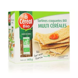 Tostada multicereales ecológica 145g - CEREAL Bio