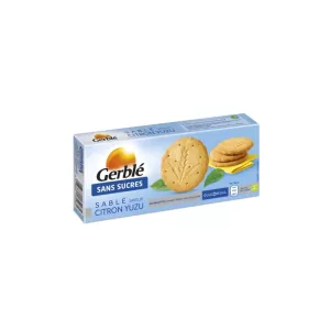 Печенье Юзу лимонное без сахара 132г - Gerble