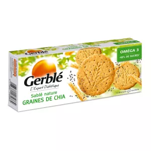 Biscoito de Sementes de Chia 132g - Gerble