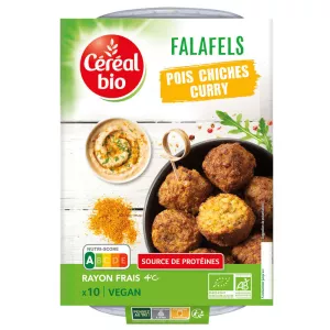 Falafel Curry orgánico de garbanzos - CEREAL ECOLÓGICO FRESCO