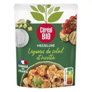 Готовое блюдо Mezzelune солнечные овощи и органическая рикотта 280г - Cereal Bio