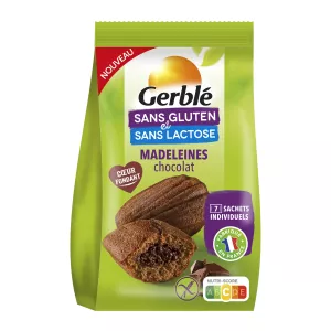 Chocolate Madeleines 200g - Gerble
