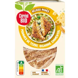 Delights breaded potatoes, onions, emmental organic 160g - Cereal Bio Frais