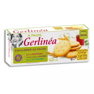 Galleta sabor limón/vainilla 156g - GERLINEA