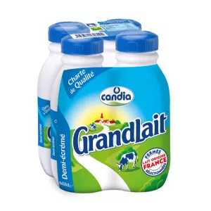 Lait demi-écrémé 4x50cl - CANDIA