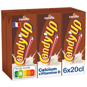 6x20cl cioccolato bevanda gusto cioccolato - CANDY UP
