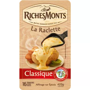 Classic raclette cheese - RICHESMONTS