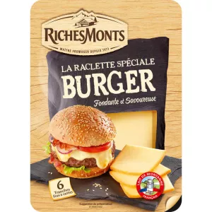 Fromage raclette burger 140g - RICHESMONTS