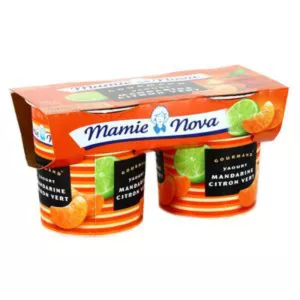 Sữa Chua Hương Đào 2x150g - Mamie Nova