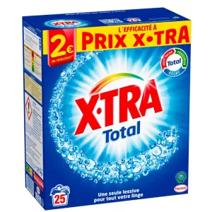 Lessive en poudre Total x25 lavages - X-TRA
