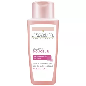 एसीटोन के बिना सौम्य नेल पॉलिश रिमूवर 125 मि.ली - DIADERMINE
