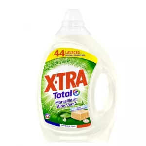 Lessive liquide savon Marseille et aloe vera 2,2L - X-TRA