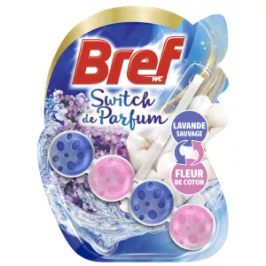 Bloc wc switch de parfum lavande & fleur de coton BREF WC