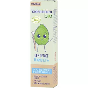 Dentifricio biologico alla menta per bambini 6+ anni - VADEMECUM