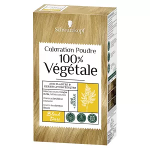 مسحوق تلوين دائم أشقر ذهبي نباتي 100% - SCHWARZKOPF