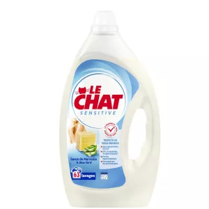 Gevoelige vloeibare wasserette met Marseille Soap en Aloë Vera 2.835L - LE CHAT