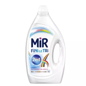 Flüssige Wäsche 2n1 Farben beendeten die Sortierung von 43 Wäsche - Mir