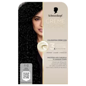 Coloration 1-0 Noir Intense Triple Soin Crème Supreme - SCHWARZKOPF