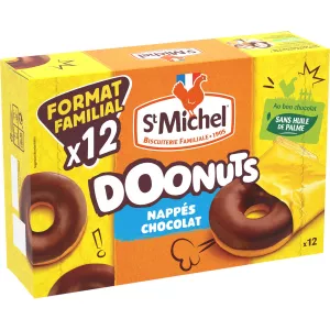 Gâteaux Doonuts nappée au chocolat 180g - ST MICHEL