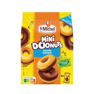 Мини-пончики с шоколадной крошкой 180г - ST MICHEL