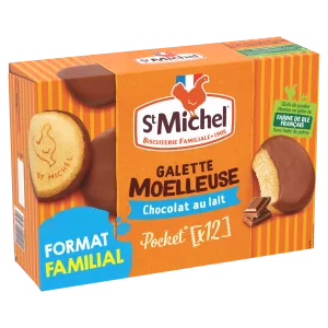Tortitas Suaves de Chocolate con Leche 360g - ST MICHEL