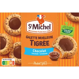 Bánh quy socola mềm tim hổ 180g - ST MICHEL