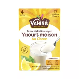 Homemade Lemon Yogurt Preparation 4x5g - Vahine