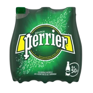 Eau Gazeuse Minerale Naturelle 50cl Pet X 6 - PERRIER