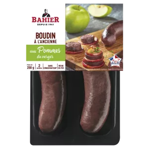 Pudding kiểu cổ với táo từ vườn cây ăn quả, 2x125g - BAHIER