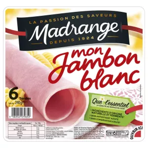私の白いハム、6スライス - MADRANGE