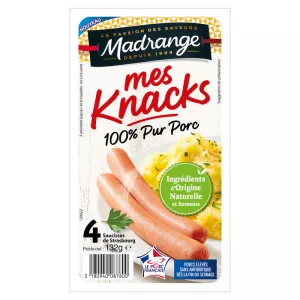 Mes Knacks Porc Psa Vpf 132g